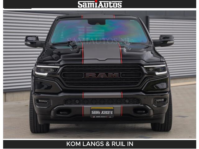 Dodge RAM PICKUP LIMITED | TRAINHORN | | HUD | UITLAATKLEP | LUCHTVERING | STRIPING | PANODAK | BOM VOL | BLAUW VOORRUIT | 5.7 V8 HEMI 402PK | DC | DUBBELE CABINE | 5 PERSOONS | GRIJSKENTEKEN PICK UP | EERSTE EIGENAAR | OPEN UITLAAT KLEP & TRAIN HORN | | De specialist in Amerikaanse pick-ups in Nederland en Europa.