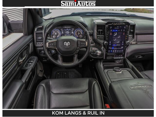 Dodge RAM PICKUP LIMITED | TRAINHORN | | HUD | UITLAATKLEP | LUCHTVERING | STRIPING | PANODAK | BOM VOL | BLAUW VOORRUIT | 5.7 V8 HEMI 402PK | DC | DUBBELE CABINE | 5 PERSOONS | GRIJSKENTEKEN PICK UP | EERSTE EIGENAAR | OPEN UITLAAT KLEP & TRAIN HORN | | De specialist in Amerikaanse pick-ups in Nederland en Europa.