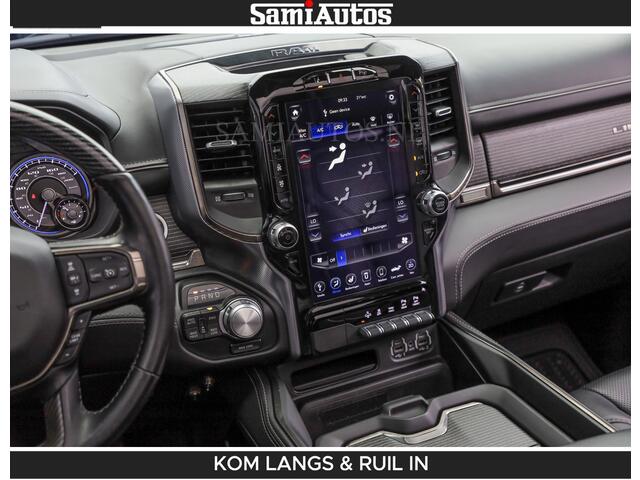 Dodge RAM PICKUP LIMITED | TRAINHORN | | HUD | UITLAATKLEP | LUCHTVERING | STRIPING | PANODAK | BOM VOL | BLAUW VOORRUIT | 5.7 V8 HEMI 402PK | DC | DUBBELE CABINE | 5 PERSOONS | GRIJSKENTEKEN PICK UP | EERSTE EIGENAAR | OPEN UITLAAT KLEP & TRAIN HORN | | De specialist in Amerikaanse pick-ups in Nederland en Europa.