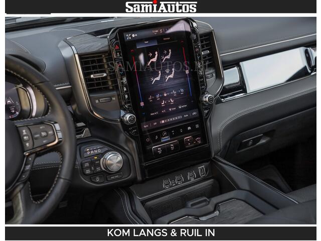 Dodge RAM PICKUP Limited Night H.O 540HP 706Nm | Massage + Full Option | De Meest Luxe en Volle Pick-Up in zijn Klasse | Comfortabele Dubbele Cabine met Royale 5 Zitplaatsen | BPM vrij | Nu Leverbaar uit Voorraad | Voorraad Nr 2328 - 5157 | De specialist in Amerikaanse pick-ups in Nederland en Europa.
