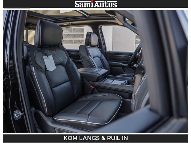 Dodge RAM PICKUP Limited Night H.O 540HP 706Nm | Massage + Full Option | De Meest Luxe en Volle Pick-Up in zijn Klasse | Comfortabele Dubbele Cabine met Royale 5 Zitplaatsen | BPM vrij | Nu Leverbaar uit Voorraad | Voorraad Nr 2328 - 5157 | De specialist in Amerikaanse pick-ups in Nederland en Europa.