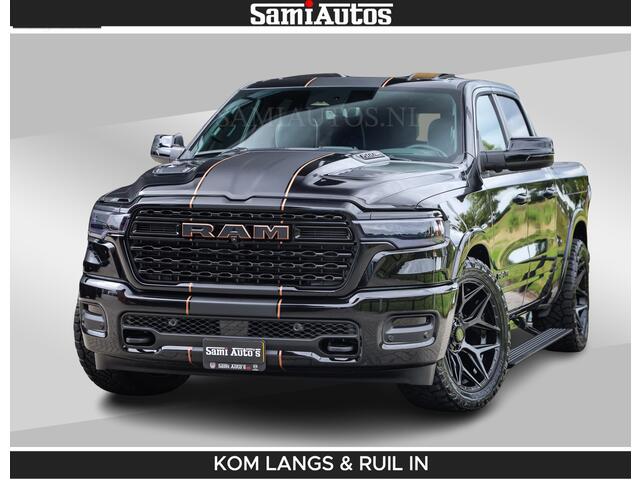 Dodge RAM PICKUP LIMITED SPORT H.O 540 PK | Massage + Full Option | De Meest Luxe en Volle Pick-Up in zijn Klasse | Comfortabele Dubbele Cabine met Royale 5 Zitplaatsen | BPM vrij | Nu Leverbaar uit Voorraad | Voorraad Nr 2355 - 5149 | De specialist in Amerikaanse pick-ups in Nederland en Europa.