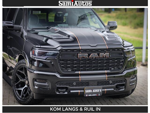 Dodge RAM PICKUP LIMITED SPORT H.O 540 PK | Massage + Full Option | De Meest Luxe en Volle Pick-Up in zijn Klasse | Comfortabele Dubbele Cabine met Royale 5 Zitplaatsen | BPM vrij | Nu Leverbaar uit Voorraad | Voorraad Nr 2355 - 5149 | De specialist in Amerikaanse pick-ups in Nederland en Europa.