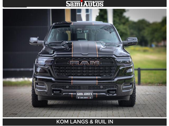 Dodge RAM PICKUP LIMITED SPORT H.O 540 PK | Massage + Full Option | De Meest Luxe en Volle Pick-Up in zijn Klasse | Comfortabele Dubbele Cabine met Royale 5 Zitplaatsen | BPM vrij | Nu Leverbaar uit Voorraad | Voorraad Nr 2355 - 5149 | De specialist in Amerikaanse pick-ups in Nederland en Europa.