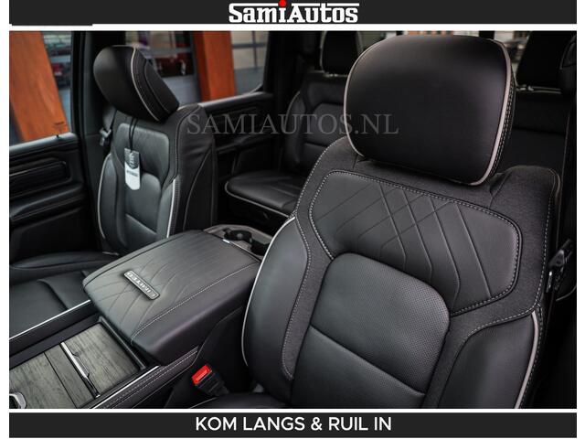Dodge RAM PICKUP LIMITED SPORT H.O 540 PK | Massage + Full Option | De Meest Luxe en Volle Pick-Up in zijn Klasse | Comfortabele Dubbele Cabine met Royale 5 Zitplaatsen | BPM vrij | Nu Leverbaar uit Voorraad | Voorraad Nr 2355 - 5149 | De specialist in Amerikaanse pick-ups in Nederland en Europa.