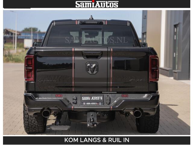 Dodge RAM PICKUP Limited 540 PK | HUD | LUCHTVERING | MASSAGE | PASSAGIERSSCHERM | De Meest Luxe en Volle Pick-Up in zijn Klasse | Comfortabele Dubbele Cabine met Royale 5 Zitplaatsen | Voorraadnummer: 2370 - 5411 | De specialist in Amerikaanse pick-ups in Nederland en Europa.