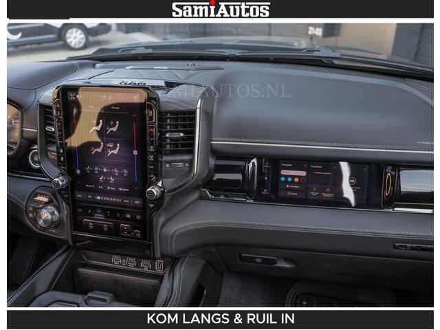 Dodge RAM PICKUP Limited H.O 540HP 706Nm | De Meest Luxe en Volle Pick-Up in zijn Klasse | LUCHTVERING | HUD | Massage + Full Option | Comfortabele Dubbele Cabine met Royale 5 Zitplaatsen | BPM vrij | Nu Leverbaar uit Voorraad | Voorraad Nr 2300 - 7689 | De specialist in Amerikaanse pick-ups in Nederland en Europa.