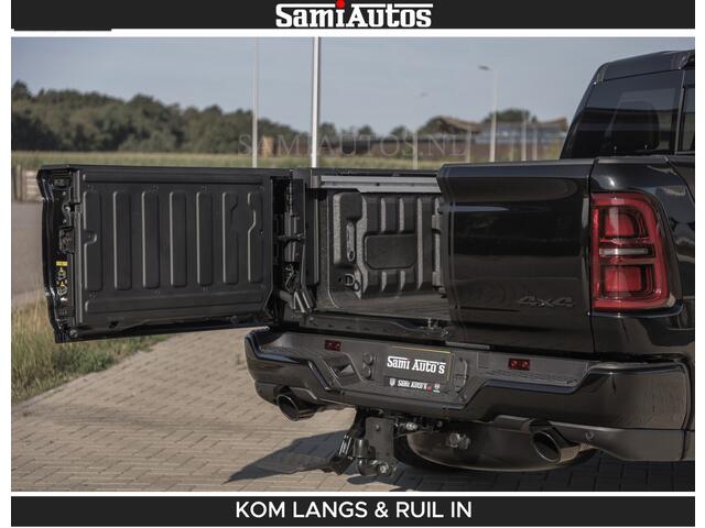 Dodge RAM PICKUP Limited H.O 540HP 706Nm | De Meest Luxe en Volle Pick-Up in zijn Klasse | LUCHTVERING | HUD | Massage + Full Option | Comfortabele Dubbele Cabine met Royale 5 Zitplaatsen | BPM vrij | Nu Leverbaar uit Voorraad | Voorraad Nr 2300 - 7689 | De specialist in Amerikaanse pick-ups in Nederland en Europa.