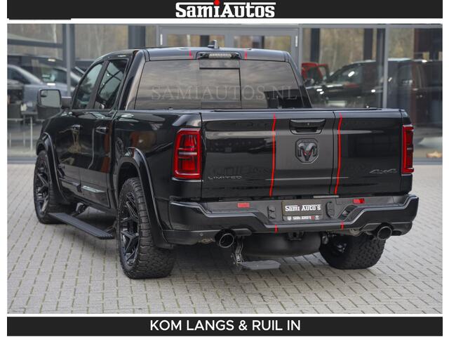 Dodge RAM PICKUP LIMITED 2026 5.7 V8 HEMI | MAXIMAAL UITGERUST | DUBBELE CABINE | 5 PERSOONS | DC | Allernieuwste Limited uitvoering - volledig uitgerust met alle opties, inclusief MWK en normale laadbak Voorraad nr 3806
