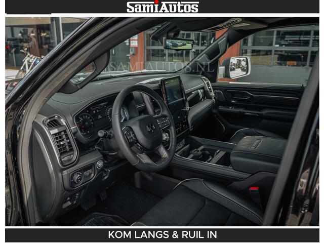 Dodge RAM PICKUP LIMITED 2026 5.7 V8 HEMI | MAXIMAAL UITGERUST | DUBBELE CABINE | 5 PERSOONS | DC | Allernieuwste Limited uitvoering - volledig uitgerust met alle opties, inclusief MWK en normale laadbak.