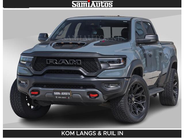 Dodge RAM PICKUP TRX 6.2 V8 HELLCAT | ANVIL SPECIAL ORIGINAL COLOR | CARBON | RODE STIKSELS | BOM VOL | CREW CAB DUBBELE CABINE | 5 PERSOONS |