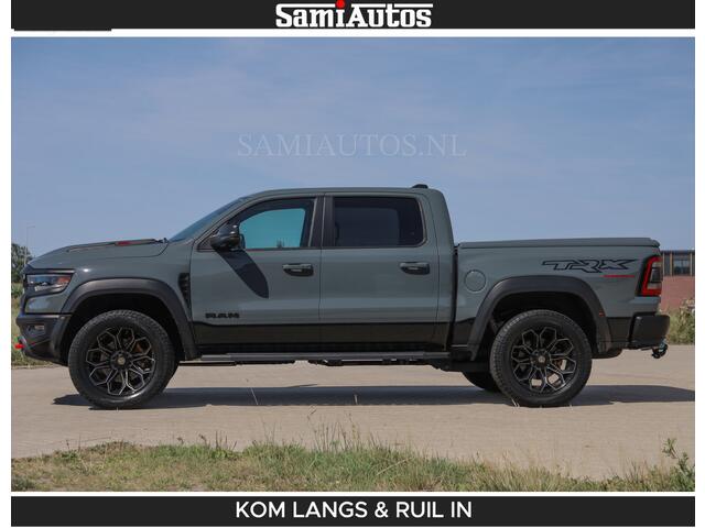 Dodge RAM PICKUP TRX 6.2 V8 HELLCAT | ANVIL SPECIAL ORIGINAL COLOR | CARBON | RODE STIKSELS | BOM VOL | CREW CAB DUBBELE CABINE | 5 PERSOONS |