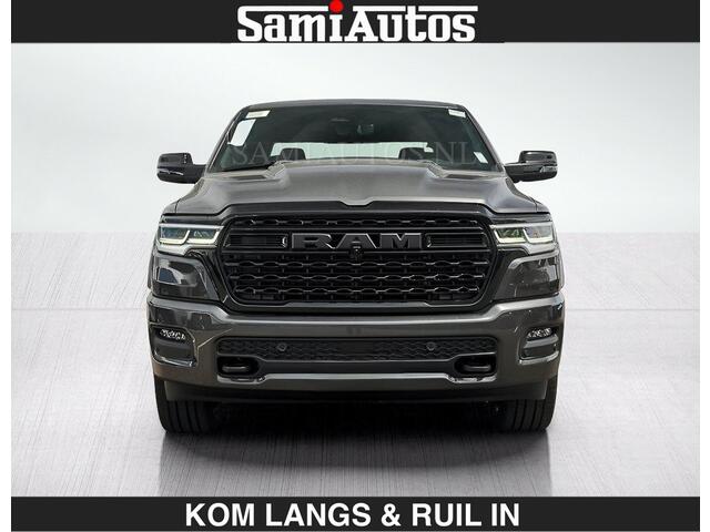 Dodge RAM PICKUP LIMITED 2027 5.7 V8 HEMI | MAXIMAAL UITGERUST | NIEUWE KLEUR Granite Crystal Pearl met Ebony Red interior seats | DUBBELE CABINE | 5 PERSOONS | DC | Allernieuwste Limited 2027 in nieuwe kleur Granite Crystal Pearl - volledig uitgerust met alle opties.