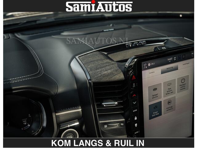 Dodge RAM PICKUP LIMITED 2027 5.7 V8 HEMI | MAXIMAAL UITGERUST | NIEUWE KLEUR Granite Crystal Pearl met Ebony Red interior seats | DUBBELE CABINE | 5 PERSOONS | DC | Allernieuwste Limited 2027 in nieuwe kleur Granite Crystal Pearl - volledig uitgerust met alle opties.