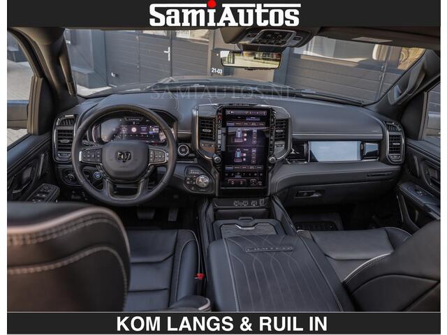 Dodge RAM PICKUP Limited H.O 540HP 706Nm | De Meest Luxe en Volle Pick-Up in zijn Klasse | LUCHTVERING | HUD | Massage + Full Option | Comfortabele Dubbele Cabine met Royale 5 Zitplaatsen | BPM vrij | Nu Leverbaar uit Voorraad | Voorraad Nr 2300 - 7689 | De specialist in Amerikaanse pick-ups in Nederland en Europa.