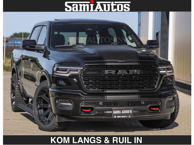 Dodge RAM PICKUP Limited H.O 540HP 706Nm | De Meest Luxe en Volle Pick-Up in zijn Klasse | LUCHTVERING | HUD | Massage + Full Option | Comfortabele Dubbele Cabine met Royale 5 Zitplaatsen | BPM vrij | Nu Leverbaar uit Voorraad | Voorraad Nr 2300 - 7689 | De specialist in Amerikaanse pick-ups in Nederland en Europa.