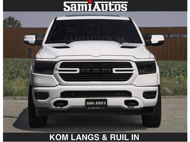 Dodge RAM PICKUP DEMO | SPORT V8 5.7 402PK | Krachtige Hemi | Panorama Dak | 12' Scherm Comfortabele Dubbele Cabine met Royale 5 Zitplaatsen | NIEUW EN BPM vrij | Nu Leverbaar uit Voorraad | Nr 2529 - 1277 | De specialist in Amerikaanse pick-ups in Nederland en Europa.
