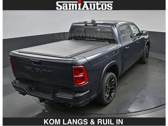 Dodge RAM PICKUP LIMITED 2027 5.7 V8 HEMI | MAXIMAAL UITGERUST | NIEUWE KLEUR Forged Blue Metallic met Ebony Red interior seats | DUBBELE CABINE | 5 PERSOONS | DC | Allernieuwste Limited 2027 in nieuwe kleur Forged Blue - volledig uitgerust met alle opties.