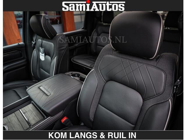 Dodge RAM PICKUP LIMITED SPORT H.O 540 PK | Massage + Full Option | De Meest Luxe en Volle Pick-Up in zijn Klasse | Comfortabele Dubbele Cabine met Royale 5 Zitplaatsen | BPM vrij | Nu Leverbaar uit Voorraad | Voorraad Nr 2355 - 5149 | De specialist in Amerikaanse pick-ups in Nederland en Europa.
