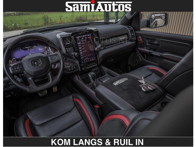Dodge RAM PICKUP TRX BLACK OPS HELLCAT | 6.2 V8 712PK SUPERCHARGER | RODE STIKSELS | FULLY LOADED | RAMBAR | CARBON | BLACK ON BLACK | CREW CAB | DUBBELE CABINE | 5 PERSOONS | De specialist in Amerikaanse pick-ups in Nederland en Europa. Voorraad 2661 - 5444