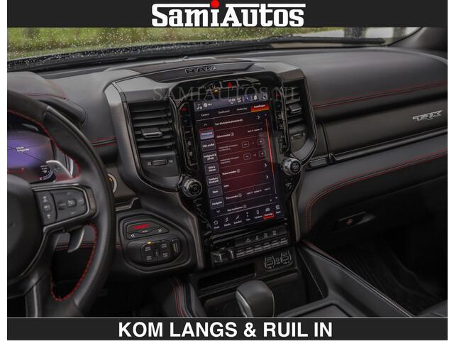 Dodge RAM PICKUP TRX BLACK OPS HELLCAT | 6.2 V8 712PK SUPERCHARGER | RODE STIKSELS | FULLY LOADED | RAMBAR | CARBON | BLACK ON BLACK | CREW CAB | DUBBELE CABINE | 5 PERSOONS | De specialist in Amerikaanse pick-ups in Nederland en Europa. Voorraad 2661 - 5444