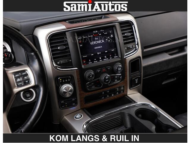 Dodge RAM PICKUP BLACK OPS | 5.7 V8 HEMI | OPEN UITLAAT KLEP | LUXE UITVOERING LARAMIE EDITION | CREW CAB DUBBELE CABINE | 5 PERSOONS | DC | LUXE BEDRIJFS AUTO | 4X4 | 3500 KG TREKVERMOGEN |