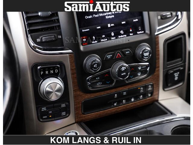 Dodge RAM PICKUP BLACK OPS | 5.7 V8 HEMI | OPEN UITLAAT KLEP | LUXE UITVOERING LARAMIE EDITION | CREW CAB DUBBELE CABINE | 5 PERSOONS | DC | LUXE BEDRIJFS AUTO | 4X4 | 3500 KG TREKVERMOGEN |