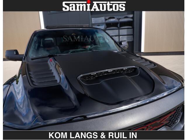 Dodge RAM PICKUP TRX HELLCAT | 6.2 V8 712PK SUPERCHARGER | RODE STIKSELS | FULLY LOADED | CARBON | CREW CAB | DUBBELE CABINE | 5 PERSOONS | De specialist in Amerikaanse pick-ups in Nederland en Europa.