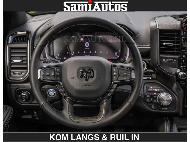 Dodge RAM PICKUP LIMITED H.O 540PK | Massage + Full Option | De Meest Luxe en Volle Pick-Up in zijn Klasse | Comfortabele Dubbele Cabine met Royale 5 Zitplaatsen | BPM vrij | Nu Leverbaar uit Voorraad | Voorraad Nr 2326 - 5169 | De specialist in Amerikaanse pick-ups in Nederland en Europa.