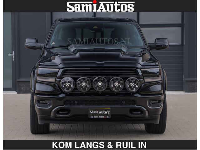 Dodge RAM PICKUP BLACK OPS | 5.7 V8 HEMI | WIDEBODY HULK | OPEN UITLAAT KLEP | ZEER DIK | DUBBELE CABINE | DC | 5 PERSOONS | GRIJS KENETEKEN | EXTRA BREDE WIELEN IN HET BRONS | MEGA DIK | 3500KG TREKVERMOGEN |