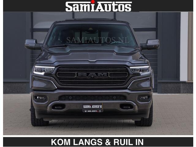 Dodge RAM PICKUP LIMITED | HEMI 5.7 V8 | MWK KLEP | BOM VOL | GRANITE GRIJS KLEUR | LUCHTVERING | MEEST LUXE | CREW CAB 5 PERSOONS | GRIJS KENTEKEN | DUBBEL CABINE DC |