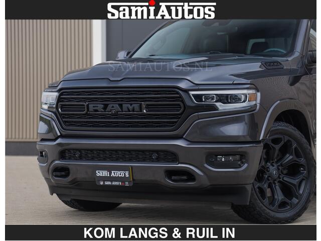 Dodge RAM PICKUP LIMITED | HEMI 5.7 V8 | MWK KLEP | BOM VOL | GRANITE GRIJS KLEUR | LUCHTVERING | MEEST LUXE | CREW CAB 5 PERSOONS | GRIJS KENTEKEN | DUBBEL CABINE DC |