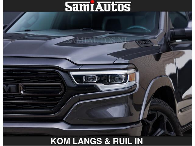 Dodge RAM PICKUP LIMITED | HEMI 5.7 V8 | MWK KLEP | BOM VOL | GRANITE GRIJS KLEUR | LUCHTVERING | MEEST LUXE | CREW CAB 5 PERSOONS | GRIJS KENTEKEN | DUBBEL CABINE DC |