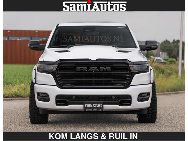 Dodge RAM PICKUP HUD | 420PK | LUCHTVERING | PANO | PASSAGIERSSCHERM | BOM EN BOM VOL | Comfortabele Dubbele Cabine met Royale 5 Zitplaatsen | DODGE RAM PREMIUM LARAMIE EDITION | Voorraad Nr 2230 - 8765 | De specialist in Amerikaanse pick-ups in Nederland en Europa.