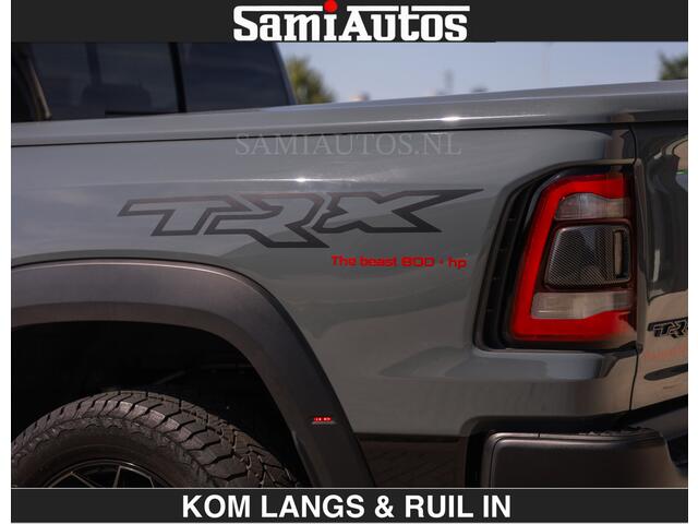 Dodge RAM PICKUP TRX 6.2 V8 HELLCAT | ANVIL | CARBON | RODE STIKSELS | BOM VOL | CREW CAB DUBBELE CABINE | 5 PERSOONS |