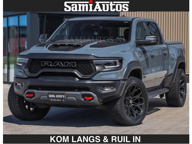Dodge RAM PICKUP TRX 6.2 V8 HELLCAT | ANVIL | CARBON | RODE STIKSELS | BOM VOL | CREW CAB DUBBELE CABINE | 5 PERSOONS |