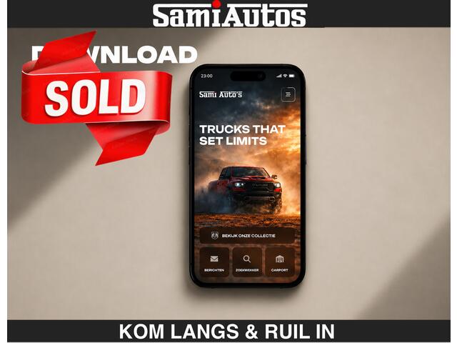 Dodge RAM PICKUP Limited Night H.O 540HP 706Nm | Massage + Full Option | De Meest Luxe en Volle Pick-Up in zijn Klasse | Comfortabele Dubbele Cabine met Royale 5 Zitplaatsen | BPM vrij | Nu Leverbaar uit Voorraad | Voorraad Nr 2356 - 0990 | De specialist in Amerikaanse pick-ups in Nederland en Europa.