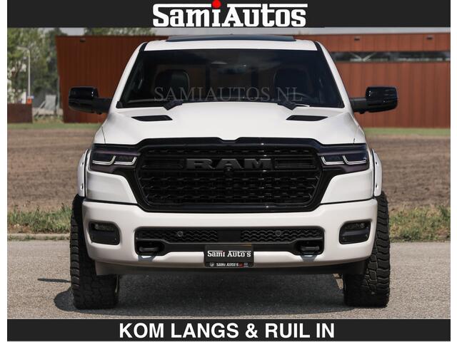 Dodge RAM PICKUP Limited 540 PK De Meest Luxe en Volle Pick-Up in zijn Klasse | Massage + Full Option | Comfortabele Dubbele Cabine met Royale 5 Zitplaatsen | BPM vrij | Nu Leverbaar uit Voorraad | Voorraad Nr 2351 - 7478 | De specialist in Amerikaanse pick-ups in Nederland en Europa.