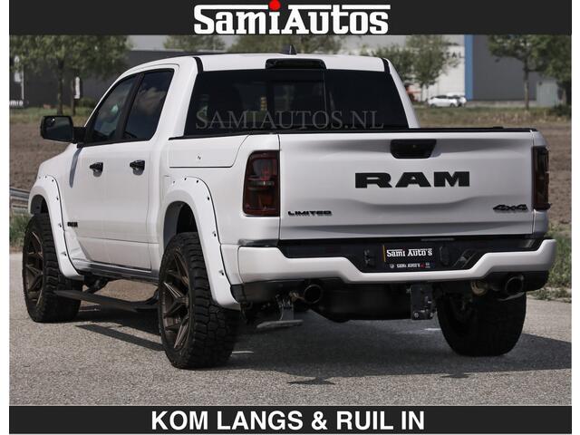 Dodge RAM PICKUP Limited 540 PK De Meest Luxe en Volle Pick-Up in zijn Klasse | Massage + Full Option | Comfortabele Dubbele Cabine met Royale 5 Zitplaatsen | BPM vrij | Nu Leverbaar uit Voorraad | Voorraad Nr 2351 - 7478 | De specialist in Amerikaanse pick-ups in Nederland en Europa.