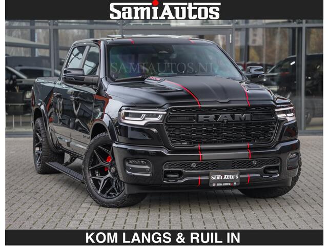 Dodge RAM PICKUP LIMITED 2027 5.7 V8 HEMI | MAXIMAAL UITGERUST | DUBBELE CABINE | 5 PERSOONS | DC | Allernieuwste Limited uitvoering - volledig uitgerust met alle opties, inclusief MWK en normale laadbak.