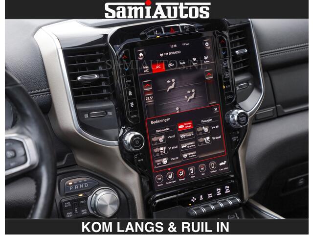 Dodge RAM PICKUP HULK PACK | WIDE BODY | BOM & BOM VOL OPTIES | LUCHTVERING | OPENUITLAAT KLEP | ADAPTIVE CRUISE | CREW CAB DC | DUBBELE CABINE | 5 PERSOONS |