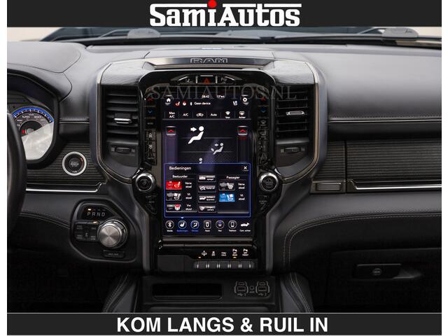 Dodge RAM PICKUP LIMITED 5.7 V8 HEMI | TOP STAAT | BOM VOL | HUD | LUCHTVERING | STRIPING | BREDE WIELEN | OPEN UITLAAT KLEP | ADAPTIVE | PANO | DC | CREW CAB | DUBBELE CABINE | 5 PERSOONS |