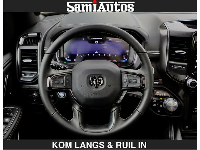 Dodge RAM PICKUP MARGE + INCL BPM | LIMITED RED LINE 5.7 V8 HEMI | VIRTUAL | HUD | BOM EN BOM VOL | LUCHTVERING | 4X4 | CREWCAB DC | 5 PERSOONS BEDRIJFSAUTO | DUBBELE CABINE | LET OP: MARGE BTW VRIJ EN BPM IS BETAALD !