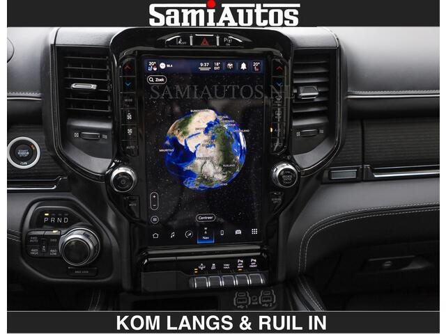 Dodge RAM PICKUP BEAST | LIMITED 5.7 V8 HEMI | HUD | STRIPING | BREDE WIELEN | BLACK ON BLACK | LUCHTVERING | BOM VOL | DC | CREW CAB DUBBELE CABINE | 5 PERSOONS | GRIJSKENTEKEN |