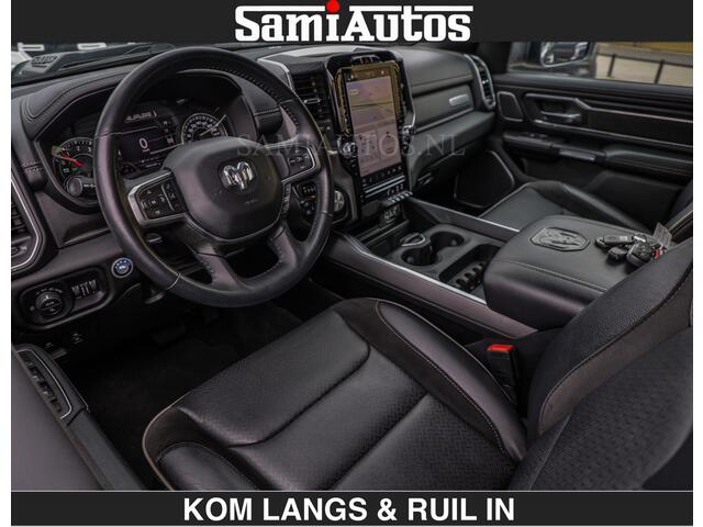 Dodge RAM PICKUP BLACK OPS | 5.7 V8 HEMI | WIDEBODY HULK | OPEN UITLAAT KLEP | ZEER DIK | DUBBELE CABINE | DC | 5 PERSOONS | GRIJS KENETEKEN | EXTRA BREDE WIELEN IN HET BRONS | MEGA DIK | 3500KG TREKVERMOGEN |