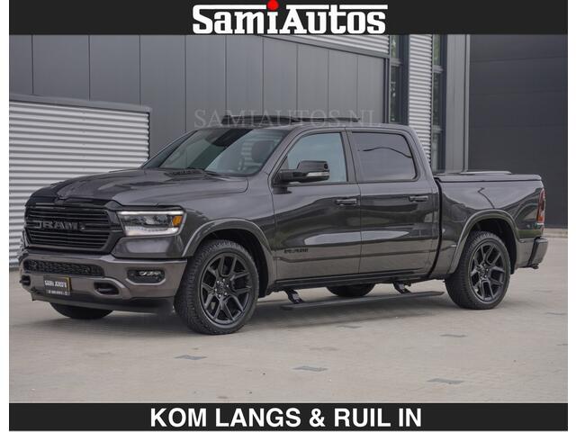 Dodge RAM PICKUP SPORT LARAMIE 5.7 V8 HEMI | LUCHTVERING | 2023 | PANODAK | GROOTSCHERM | DC | TOP KLEUR GRANITE | CREW CAB | DUBBELE CABINE | 5 PERSOONS |