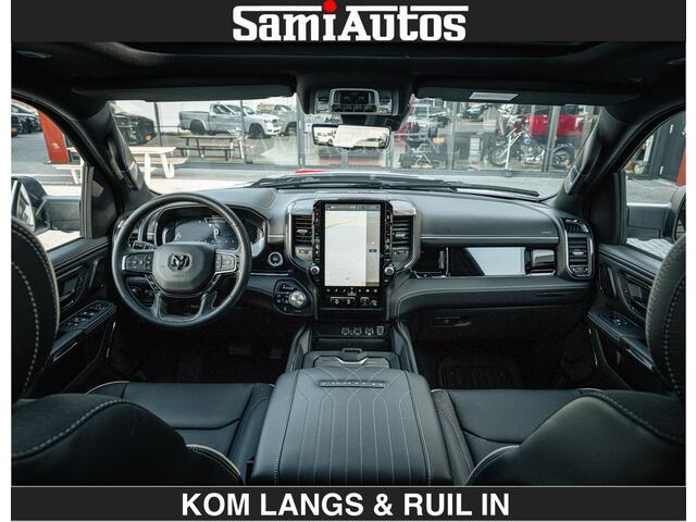 Dodge RAM PICKUP LIMITED H.O 540 PK 706Nm | Massage + Full Option | De Meest Luxe en Volle Pick-Up in zijn Klasse | Comfortabele Dubbele Cabine met Royale 5 Zitplaatsen | BPM vrij | Nu Leverbaar uit Voorraad | Voorraad Nr 2336 - 7700 | De specialist in Amerikaanse pick-ups in Nederland en Europa.