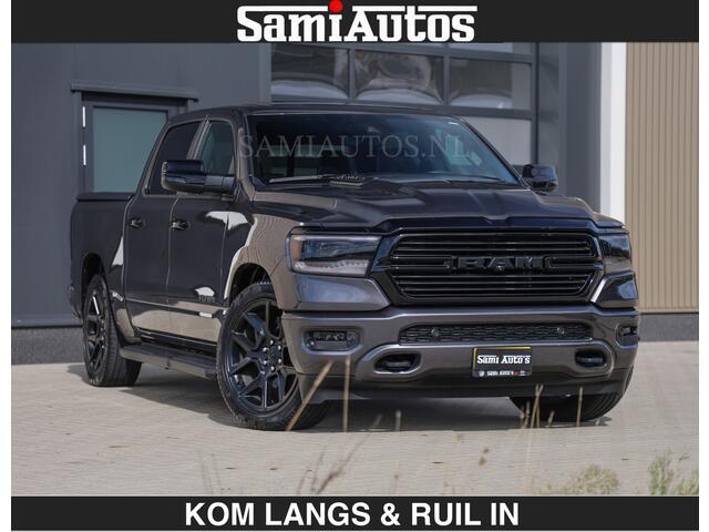 Dodge RAM PICKUP SPORT | MEEST VOLLE RAM | 5.7 V8 HEMI | LUCHTVERING | HUD | MWK | PANO | VOL DIGI SCHERMEN | NIGHT EDITION | DUBBELE CABINE | 5 PERSOONS | DC | CREW CAB | TOP STAAT | KLEUR: GRANITE NIGHT EDITION GEWELDIGE KLEUR |