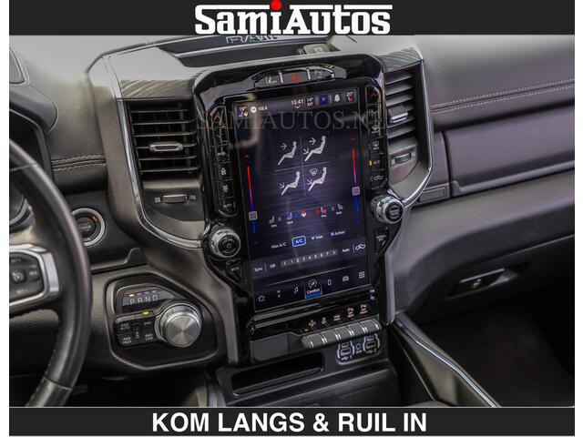 Dodge RAM PICKUP SPORT | MEEST VOLLE RAM | 5.7 V8 HEMI | LUCHTVERING | HUD | MWK | PANO | VOL DIGI SCHERMEN | NIGHT EDITION | DUBBELE CABINE | 5 PERSOONS | DC | CREW CAB | TOP STAAT | KLEUR: GRANITE NIGHT EDITION GEWELDIGE KLEUR |