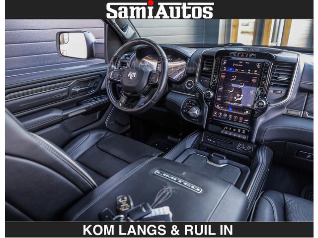 Dodge RAM PICKUP LIMITED | 5.7 V8 402 PK | BOM VOL | FIFTH WHEEL KOPPELING | LUCHTVERING | PANORAMADAK | ADAPTIEVE CRUISE | 360 CAMERA | OPEN UITLAAT KLEP | CREW CAB 5 PERSOONS | DUBBELE CABINE | DC | Fifth wheel koppeling !!